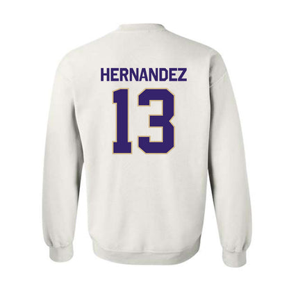 Washington - NCAA Men's Soccer : Kevin Hernandez - Classic Shersey Crewneck Sweatshirt-1