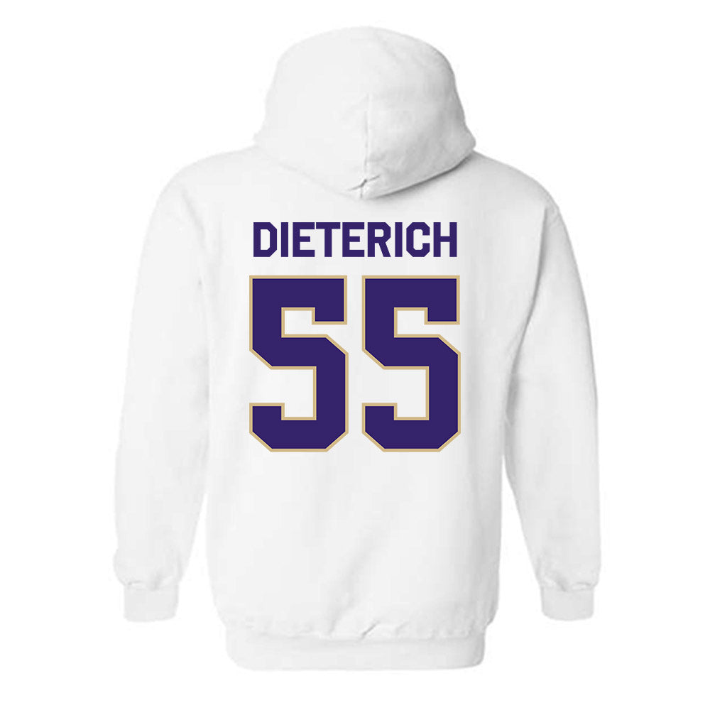 Washington - NCAA Football : Kolt Dieterich - Classic Shersey Hooded Sweatshirt-1