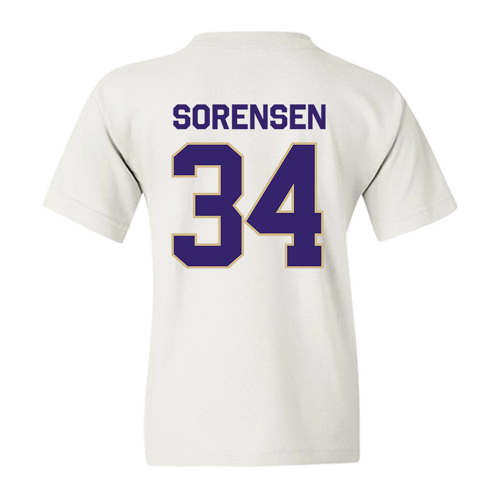 Washington - NCAA Baseball : Noah Sorensen - Classic Shersey Youth T-Shirt-1