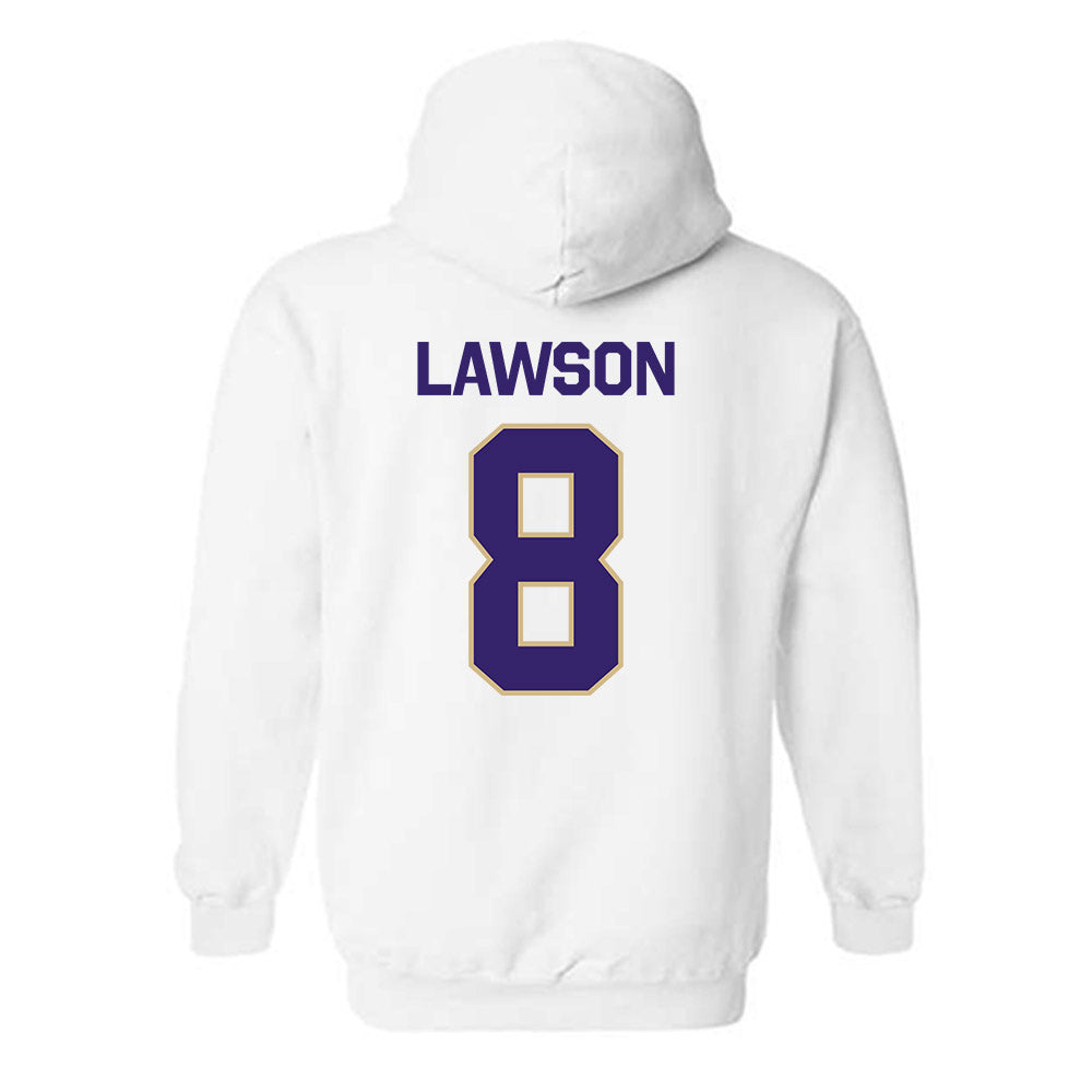 Washington - NCAA Football : Chris Lawson - Classic Shersey Hooded Sweatshirt-1