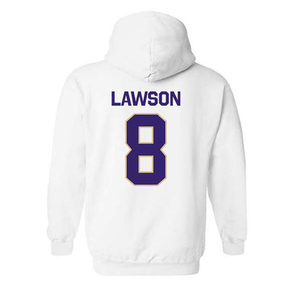 Washington - NCAA Football : Chris Lawson - Classic Shersey Hooded Sweatshirt-1