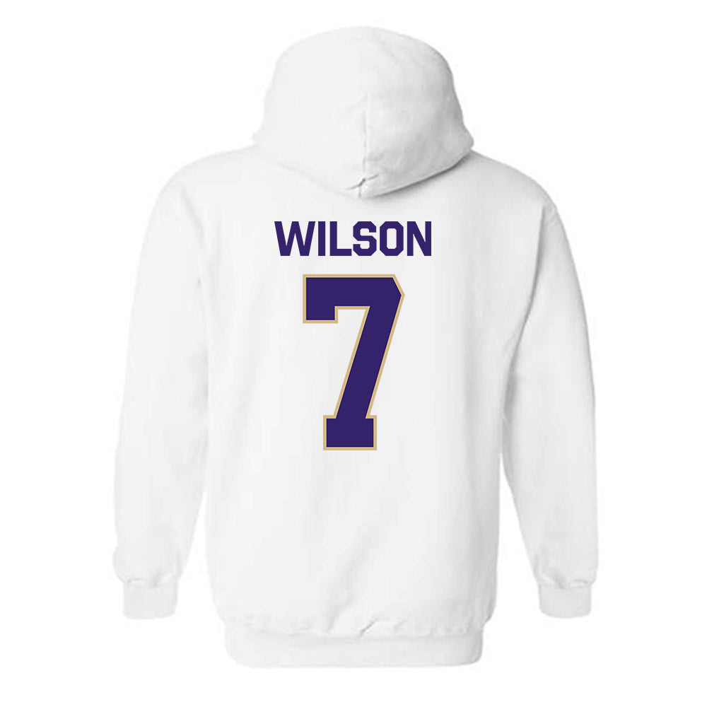 Washington - NCAA Baseball : Blake Wilson - Classic Shersey Hooded Sweatshirt-1