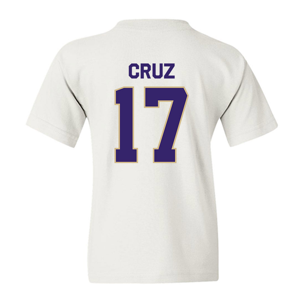 Washington - NCAA Men's Soccer : Cameron Cruz - Classic Shersey Youth T-Shirt-1