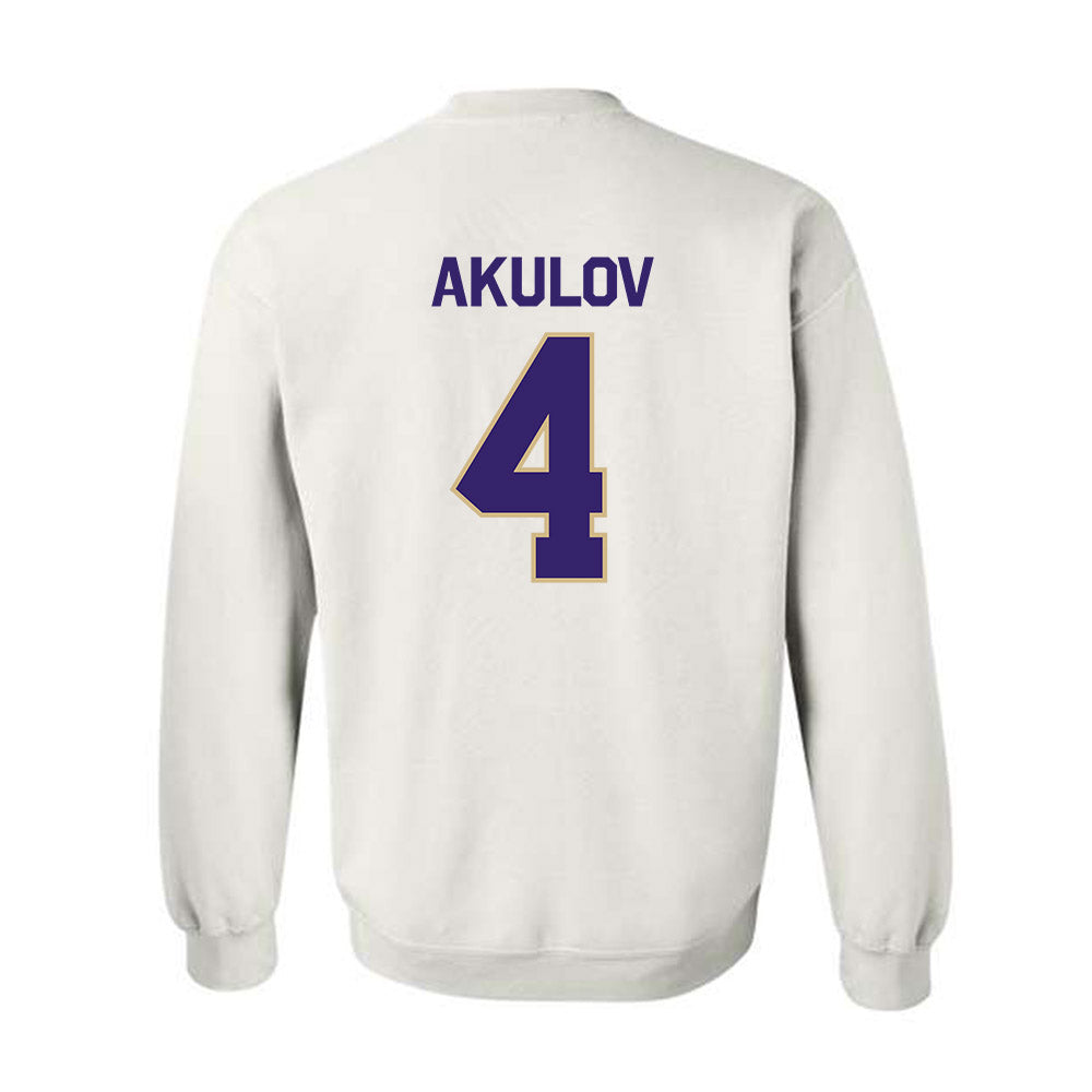 Washington - NCAA Men's Soccer : Egor Akulov - Classic Shersey Crewneck Sweatshirt-1