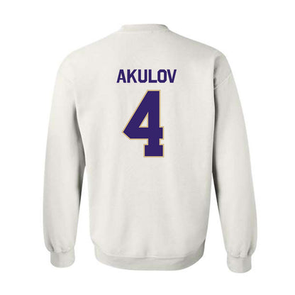 Washington - NCAA Men's Soccer : Egor Akulov - Classic Shersey Crewneck Sweatshirt-1