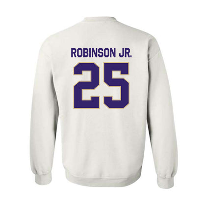 Washington - NCAA Football : Donovan Robinson Jr. - Classic Shersey Crewneck Sweatshirt-1
