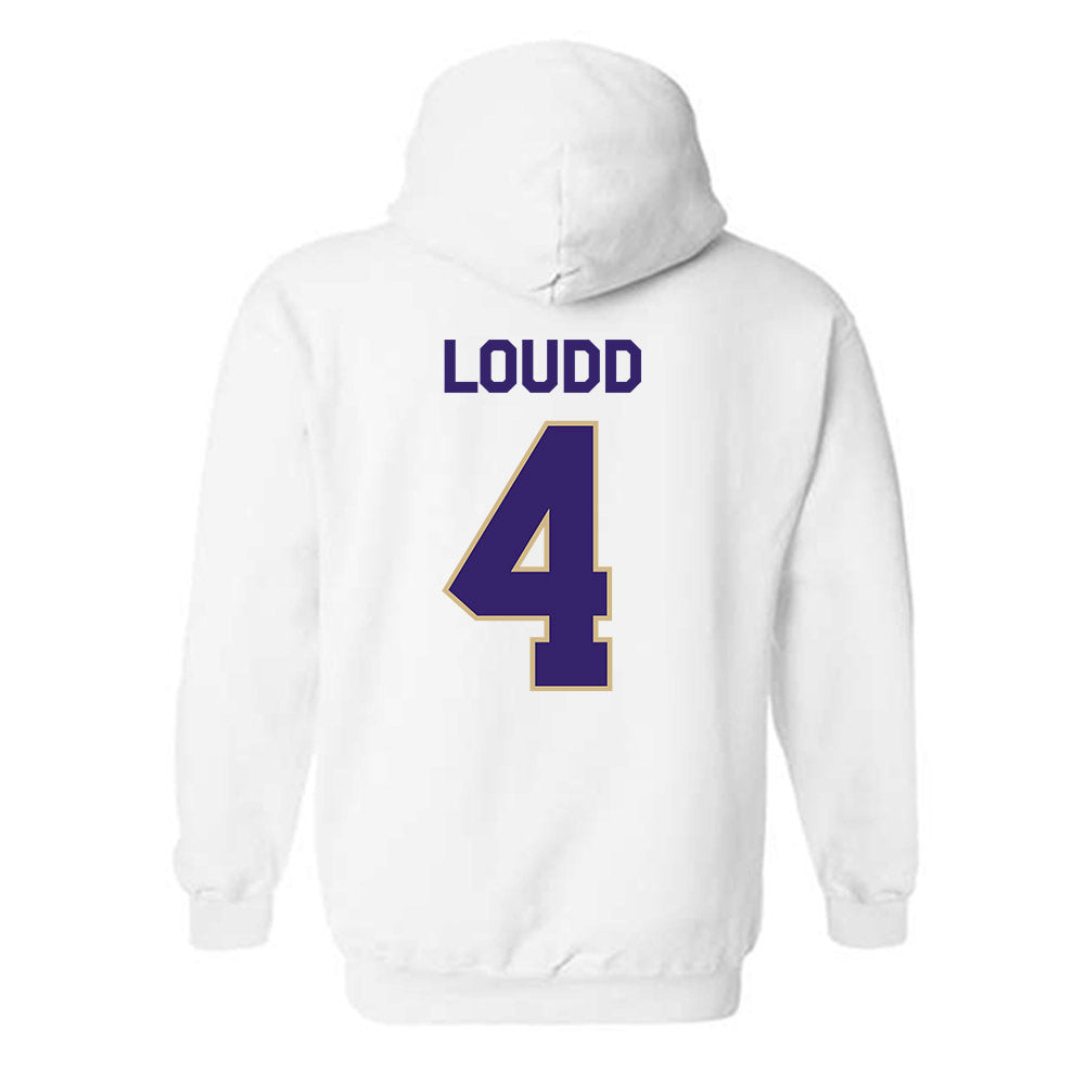 Washington - NCAA Women's Soccer : Maya Loudd - Classic Shersey Hooded Sweatshirt-1