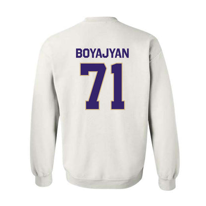 Washington - NCAA Football : Davit Boyajyan - Classic Shersey Crewneck Sweatshirt-1