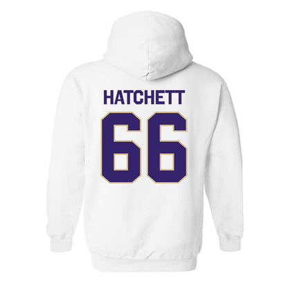 Washington - NCAA Football : Landen Hatchett - Classic Shersey Hooded Sweatshirt-1