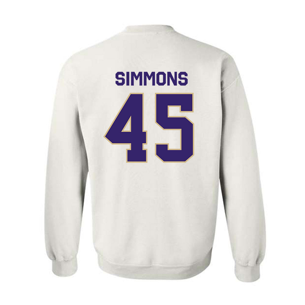 Washington - NCAA Football : Austin Simmons - Classic Shersey Crewneck Sweatshirt-1
