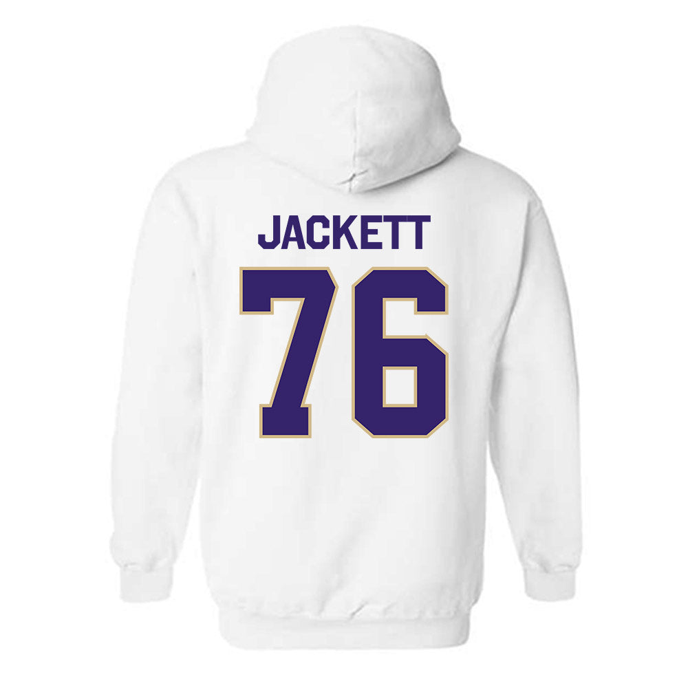 Washington - NCAA Football : Elishah Jackett - Classic Shersey Hooded Sweatshirt-1