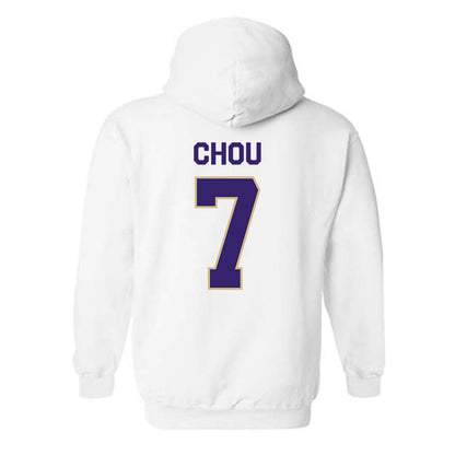 Washington - NCAA Women's Soccer : ANGELICA Chou - Classic Shersey Hooded Sweatshirt-1