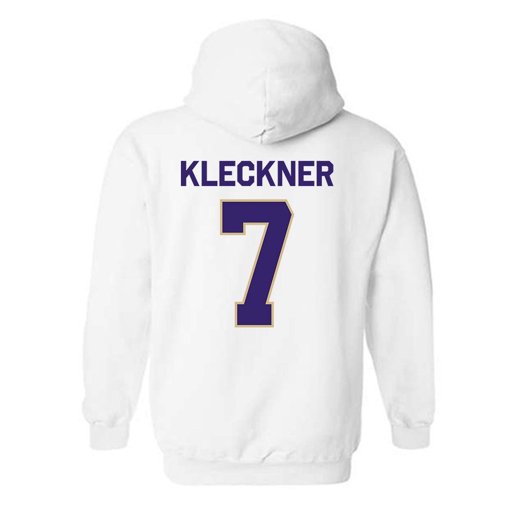 Washington - NCAA Women's Volleyball : Kylie Kleckner - Classic Shersey Hooded Sweatshirt-1