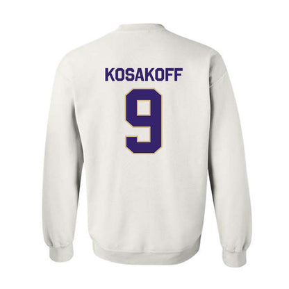 Washington - NCAA Men's Soccer : Charlie Kosakoff - Classic Shersey Crewneck Sweatshirt-1
