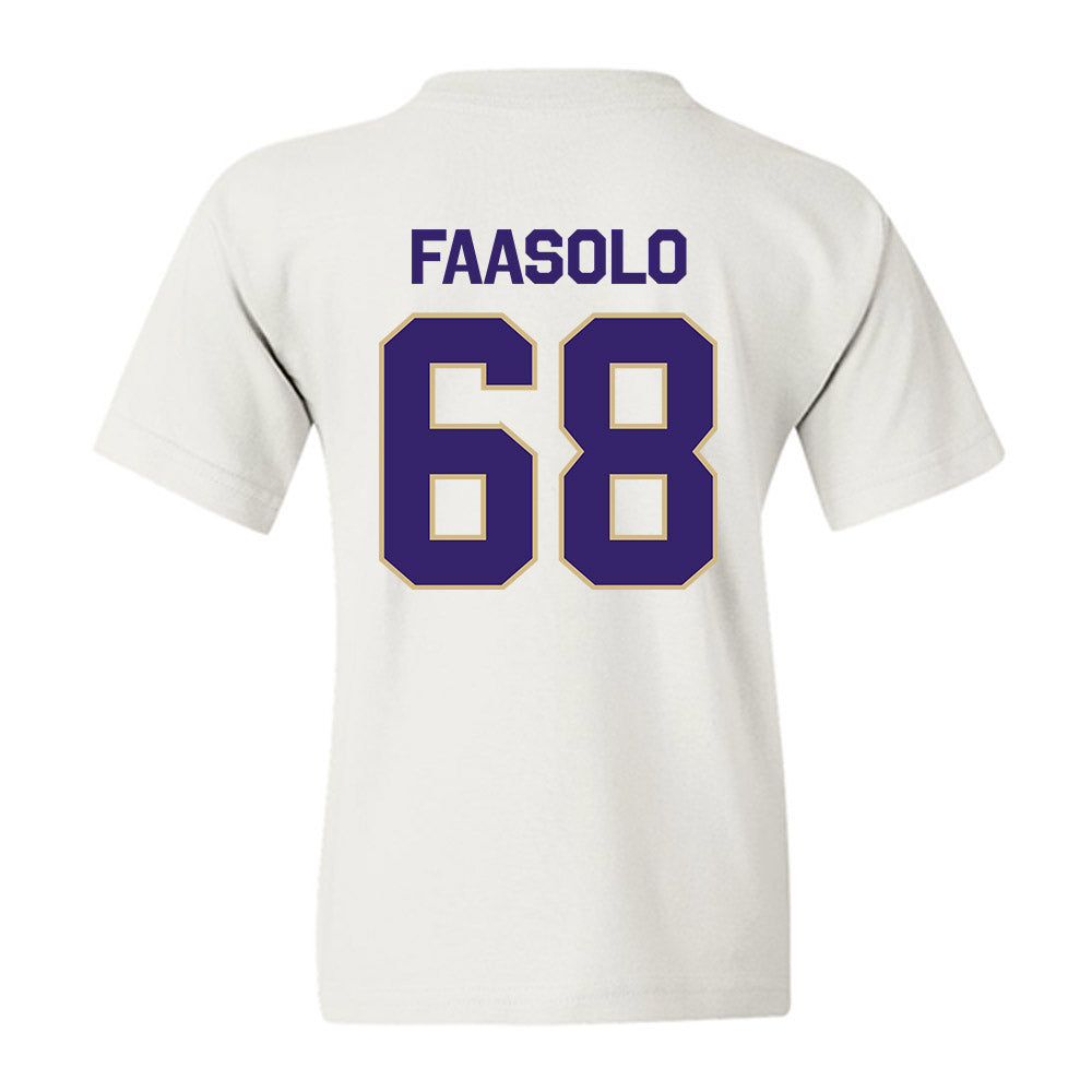 Washington - NCAA Football : Soane Faasolo - Classic Shersey Youth T-Shirt-1