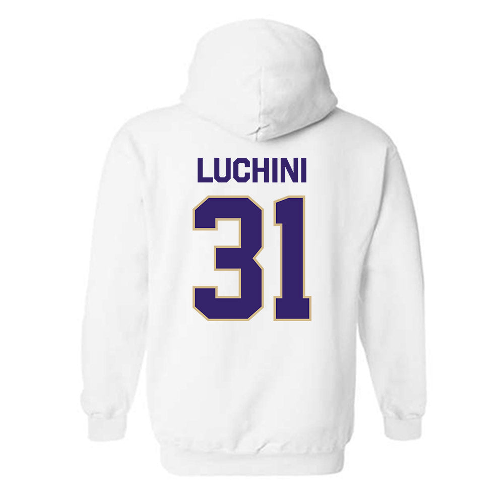Washington - NCAA Football : Luke Luchini - Classic Shersey Hooded Sweatshirt-1