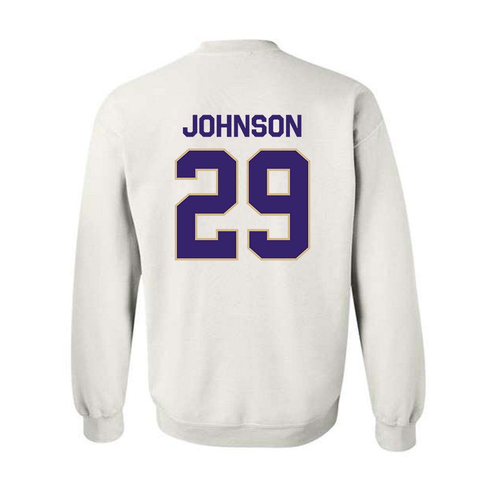 Washington - NCAA Baseball : Bryce Johnson - Classic Shersey Crewneck Sweatshirt-1