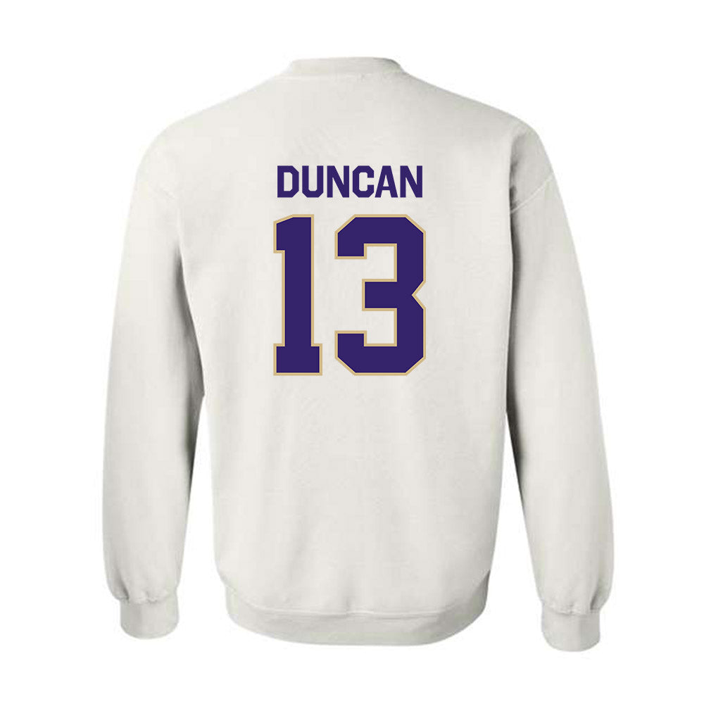 Washington - NCAA Football : Rahsjon Duncan - Classic Shersey Crewneck Sweatshirt-1