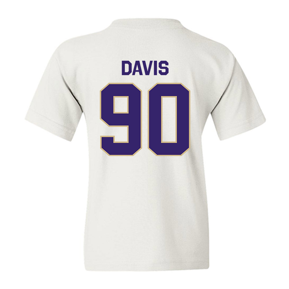Washington - NCAA Football : Elinneus Davis - Classic Shersey Youth T-Shirt-1