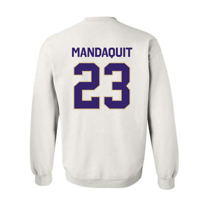 Washington - NCAA Men's Basketball : JJ Mandaquit - Classic Shersey Crewneck Sweatshirt-1