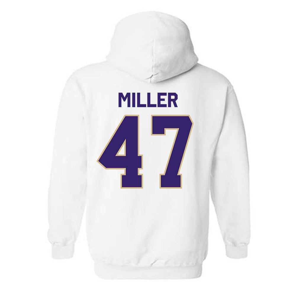 Washington - NCAA Baseball : Jay Miller - Classic Shersey Hooded Sweatshirt-1