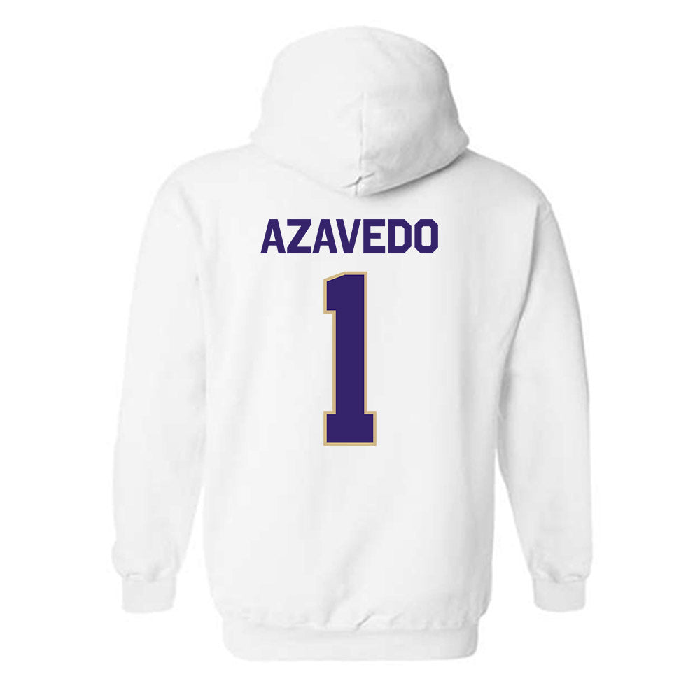 Washington - NCAA Women's Volleyball : Addy Azavedo - Classic Shersey Hooded Sweatshirt-1