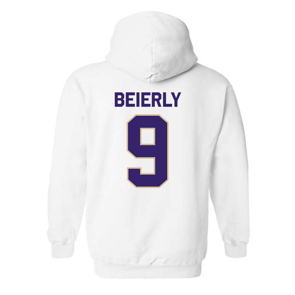 Washington - NCAA Football : Dash Beierly - Classic Shersey Hooded Sweatshirt-1