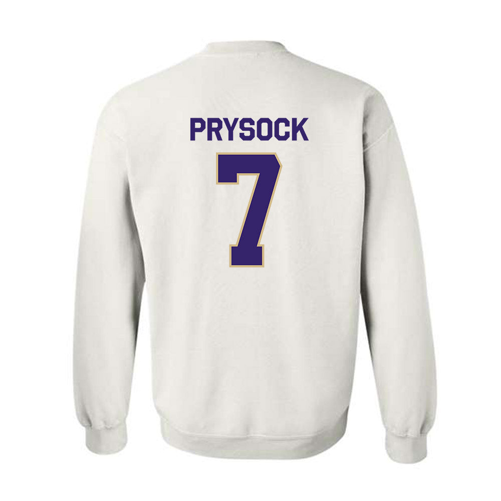 Washington - NCAA Football : Ephesians Prysock - Classic Shersey Crewneck Sweatshirt-1