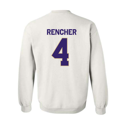 Washington - NCAA Men's Basketball : Jasir Rencher - Classic Shersey Crewneck Sweatshirt-1