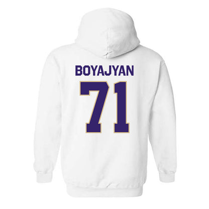 Washington - NCAA Football : Davit Boyajyan - Classic Shersey Hooded Sweatshirt-1