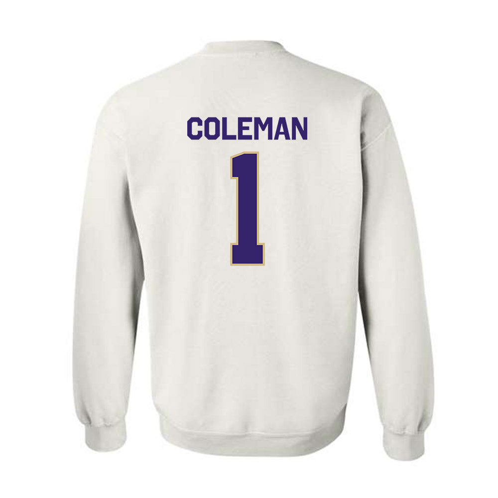 Washington - NCAA Football : Jonah Coleman - Classic Shersey Crewneck Sweatshirt-1