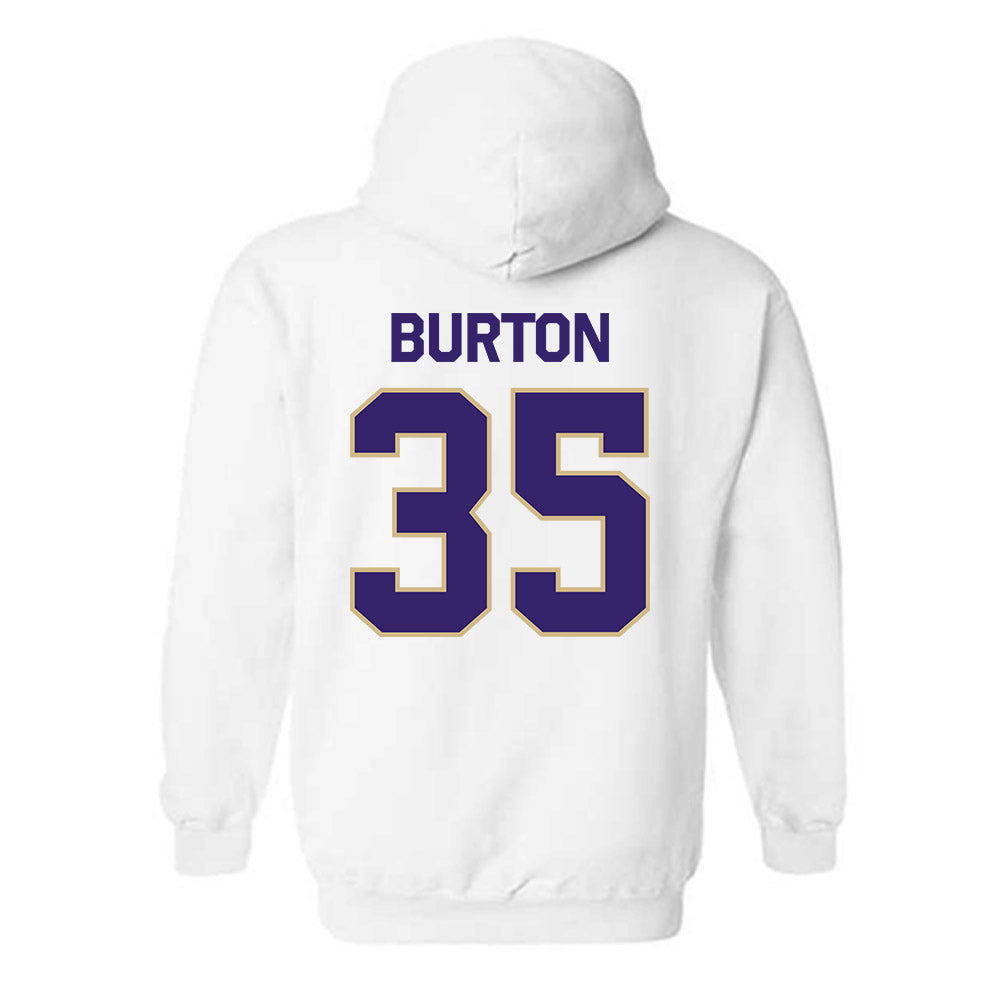 Washington - NCAA Football : Jace Burton - Classic Shersey Hooded Sweatshirt-1