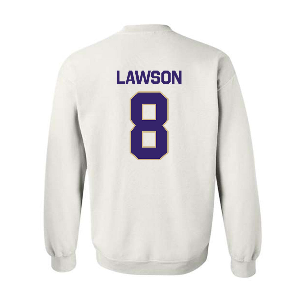 Washington - NCAA Football : Chris Lawson - Classic Shersey Crewneck Sweatshirt-1