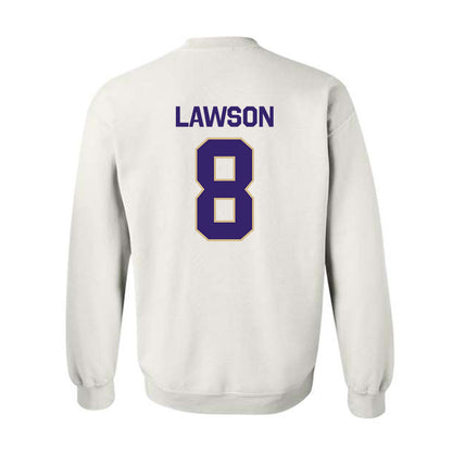 Washington - NCAA Football : Chris Lawson - Classic Shersey Crewneck Sweatshirt-1
