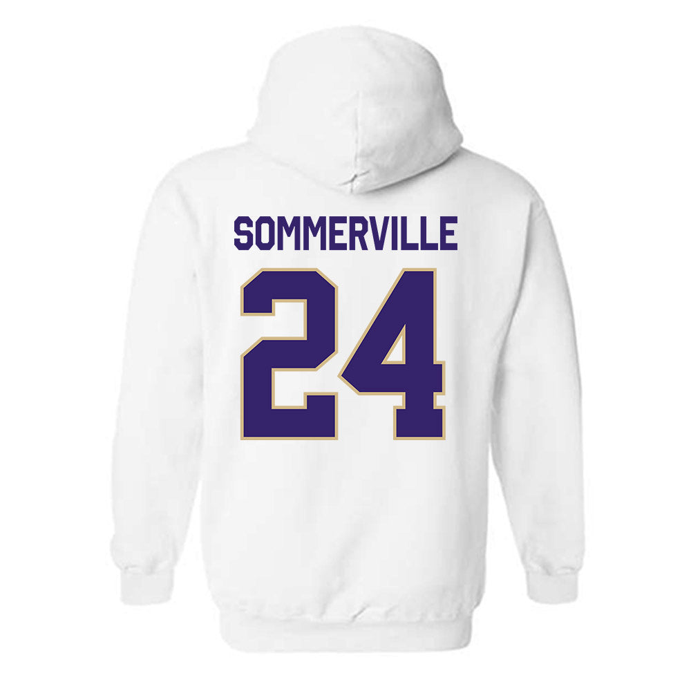 Washington - NCAA Men's Basketball : Lathan Sommerville - Classic Shersey Hooded Sweatshirt-1