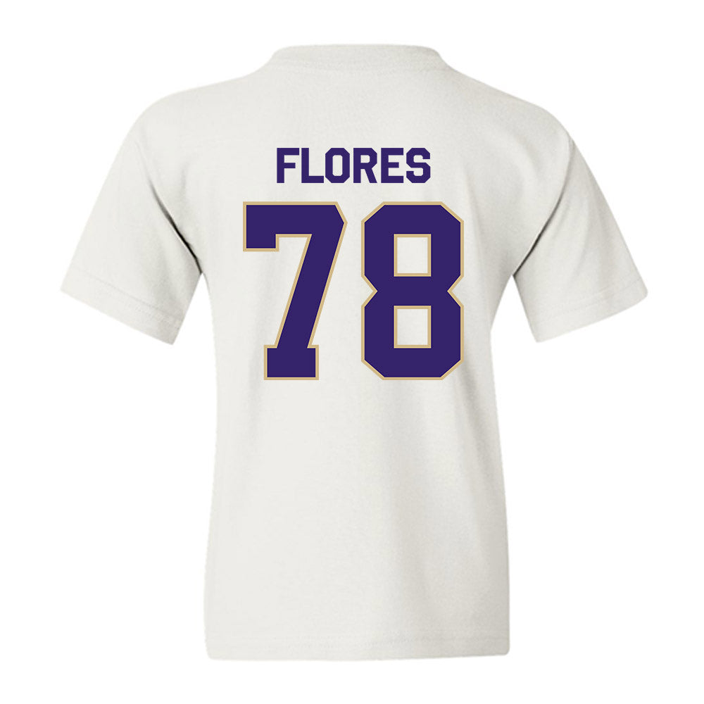 Washington - NCAA Football : Jake Flores - Classic Shersey Youth T-Shirt-1