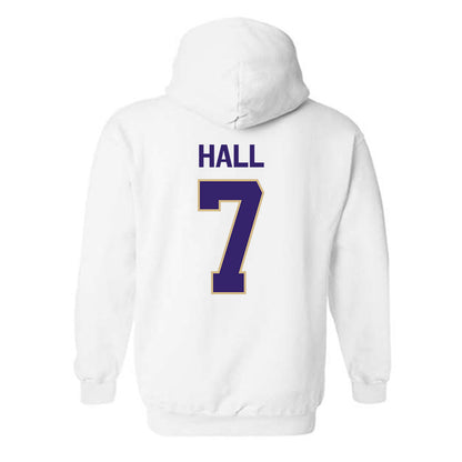 Washington - NCAA Men's Soccer : Alex Hall - Classic Shersey Hooded Sweatshirt-1