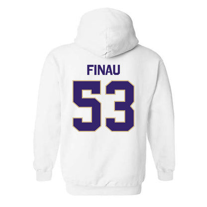 Washington - NCAA Football : Paki Finau - Classic Shersey Hooded Sweatshirt-1