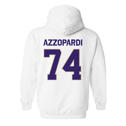 Washington - NCAA Football : Drew Azzopardi - Classic Shersey Hooded Sweatshirt-1