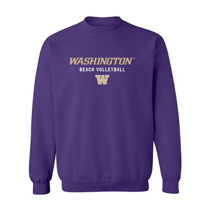 Washington - NCAA Beach Volleyball : Piper Stephenson - Classic Shersey Crewneck Sweatshirt-0
