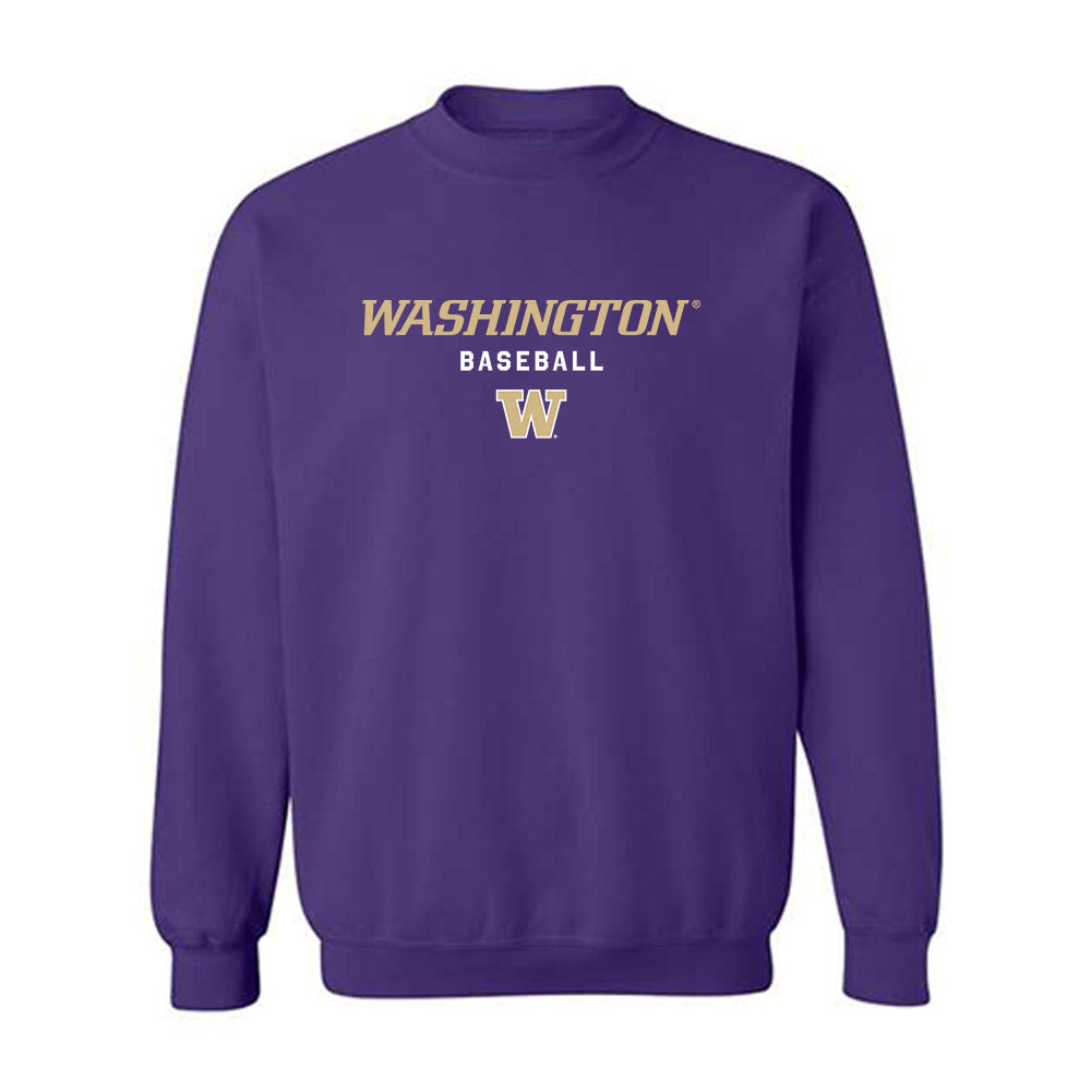 Washington - NCAA Baseball : Braeden Terry - Classic Shersey Crewneck Sweatshirt-0