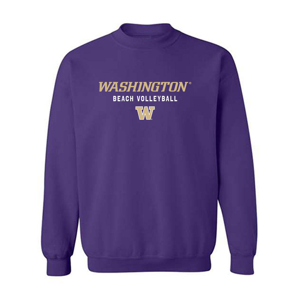 Washington - NCAA Beach Volleyball : Katarina Pantovic - Classic Shersey Crewneck Sweatshirt-0