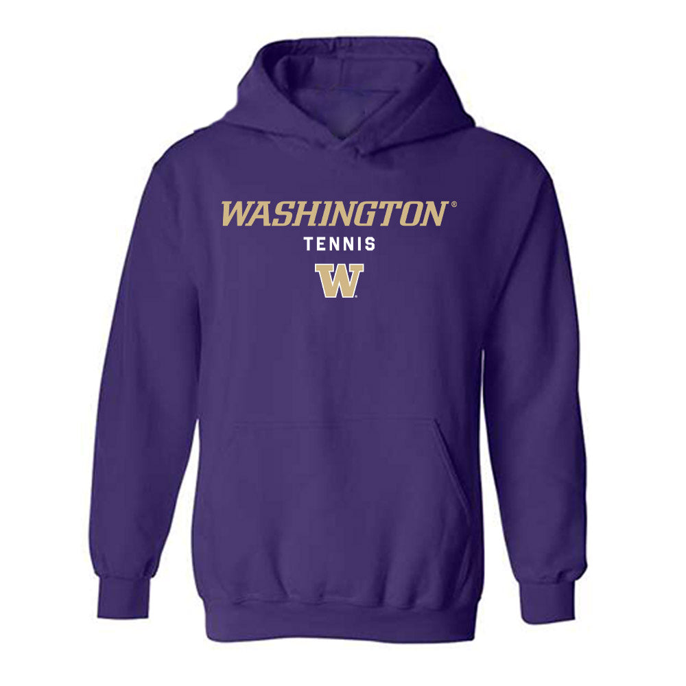 Washington - NCAA Men's Tennis : Soham Purohit - Classic Shersey Hooded Sweatshirt-0
