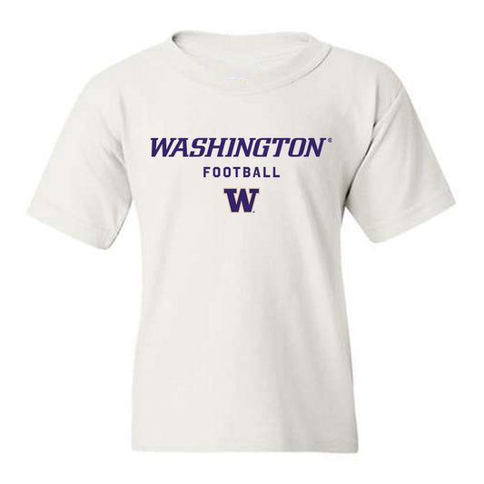 Washington - NCAA Football : Omar Khan - Classic Shersey Youth T-Shirt-0