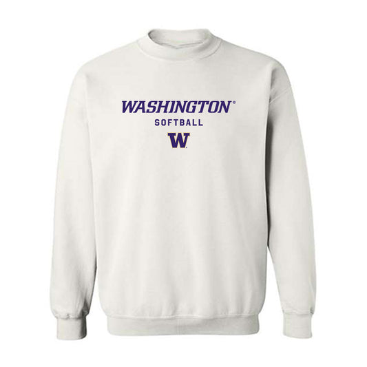 Washington - NCAA Softball : Annika Ticen - Classic Shersey Crewneck Sweatshirt-0