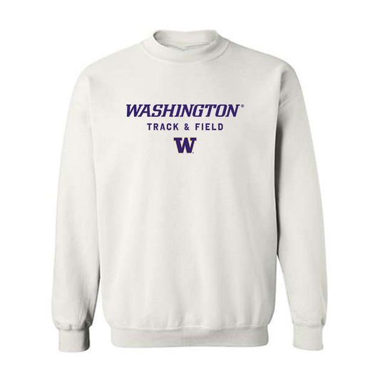 Washington - NCAA Men's Track & Field : Tomeko Cates - Classic Shersey Crewneck Sweatshirt-0