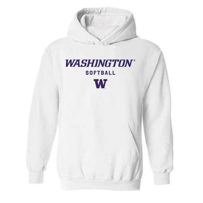 Washington - NCAA Softball : Scarlette Chapman - Classic Shersey Hooded Sweatshirt-0