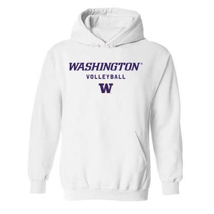 Washington - NCAA Women's Volleyball : Kylie Kleckner - Classic Shersey Hooded Sweatshirt-0