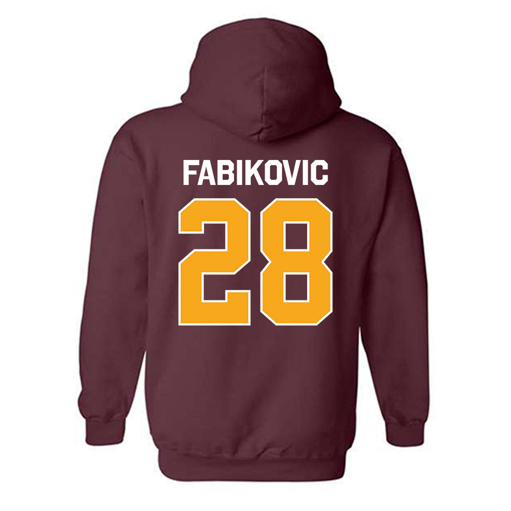 Loyola - NCAA Men's Volleyball : Daniel Fabikovic - Classic Shersey Hooded Sweatshirt-1