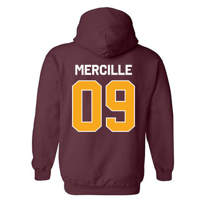 Loyola - NCAA Women's Basketball : Rosalie Mercille - Classic Shersey Hooded Sweatshirt-1